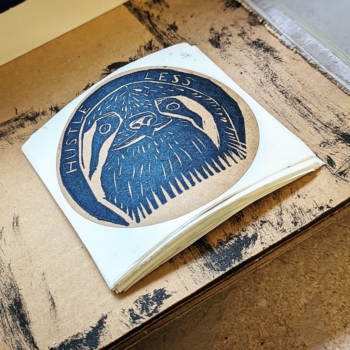 Linocut Design - Printmaking Class at Waldo's & Company, Gettysburg on ...