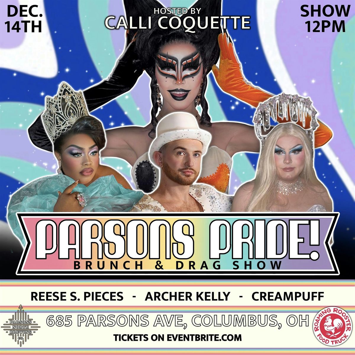 PARSONS PRIDE DECEMBER! Brunch and Drag Show