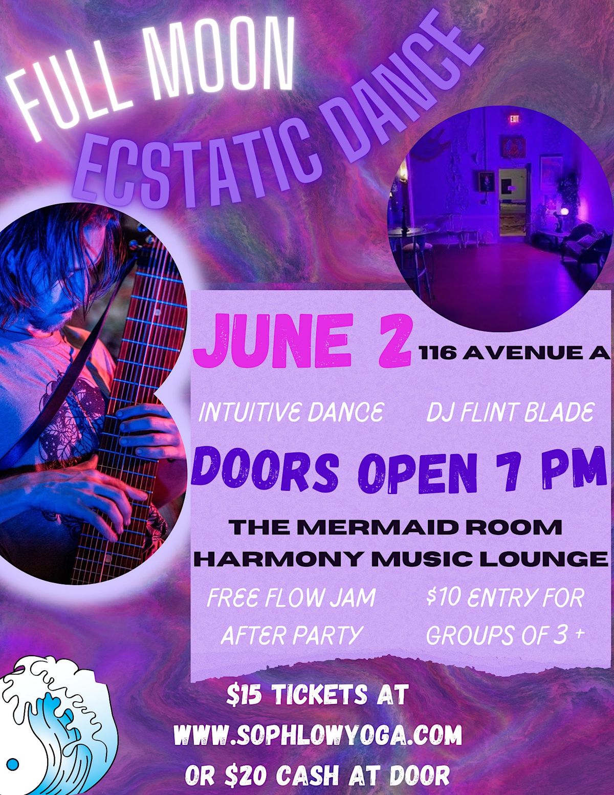 Full Moon Ecstatic Dance at 116 Avenue A, Fort Pierce on 2nd June, 2023
