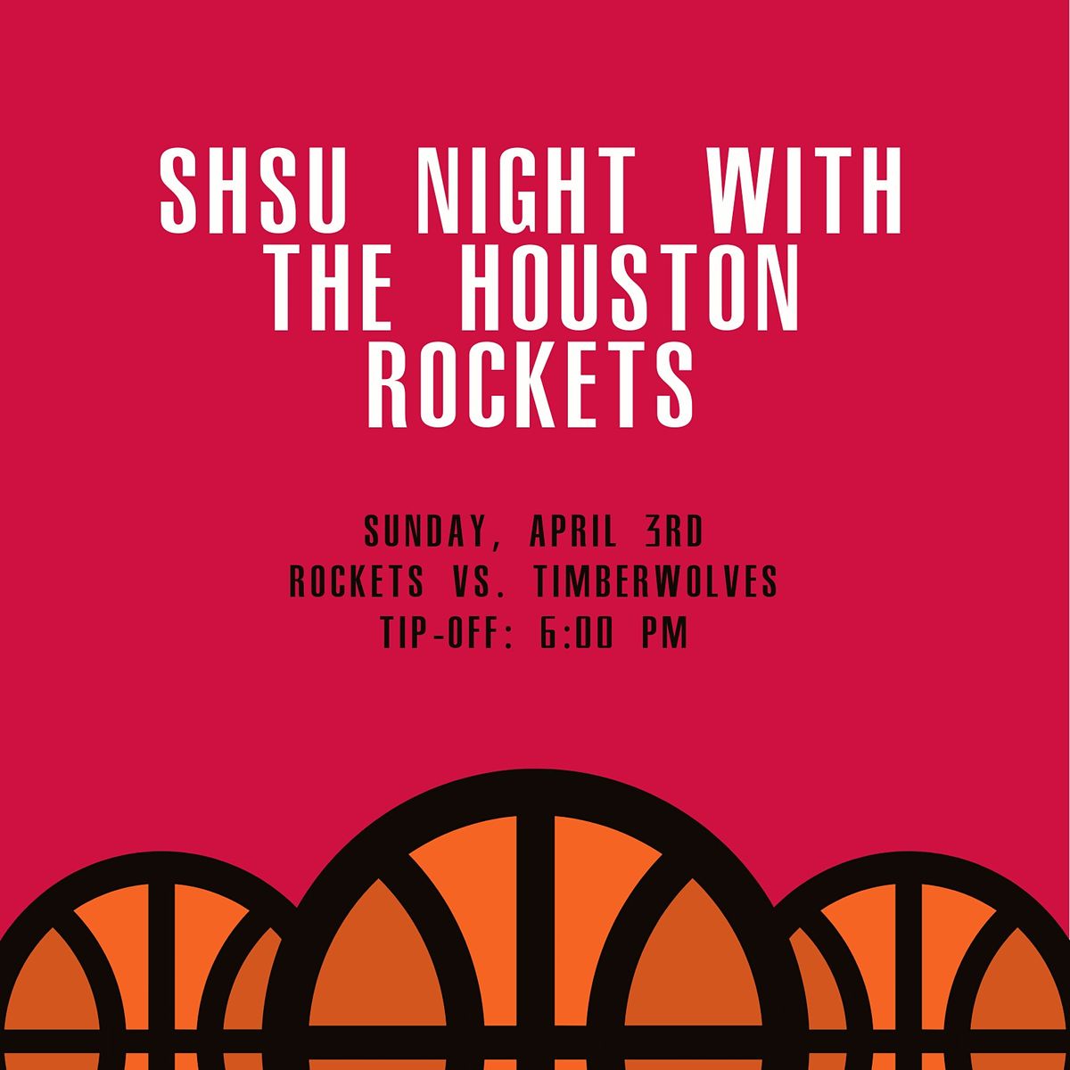 2022 SHSU Night with the Rockets Student Pregame Event Toyota Center