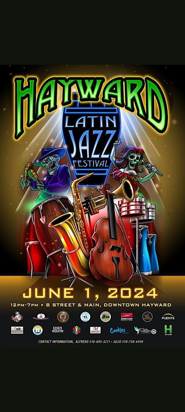 Hayward Latin Jazz Festival Downtown Hayward June 1, 2024