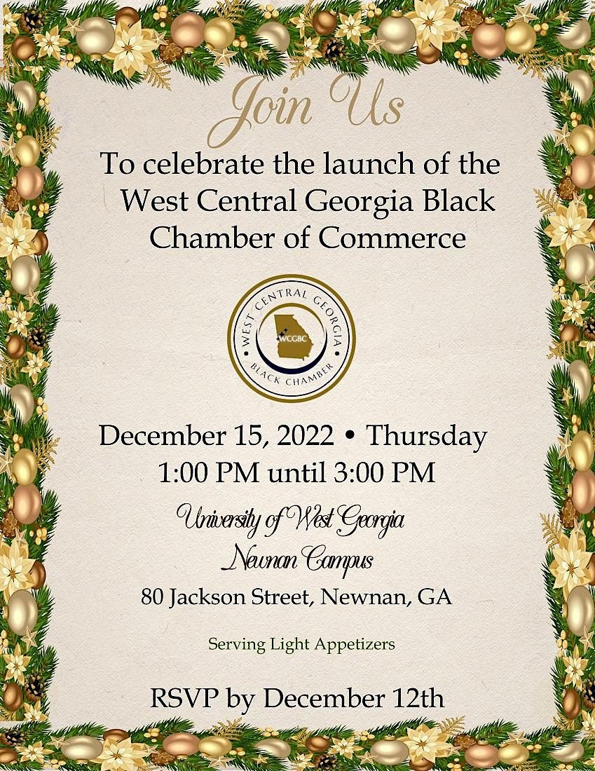 West Central Georgia Black Chamber Of Commerce Kick-off Event ...