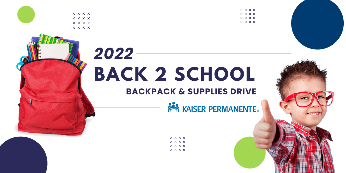 2022 ONE Riverside Backpack & School Supplies Drive