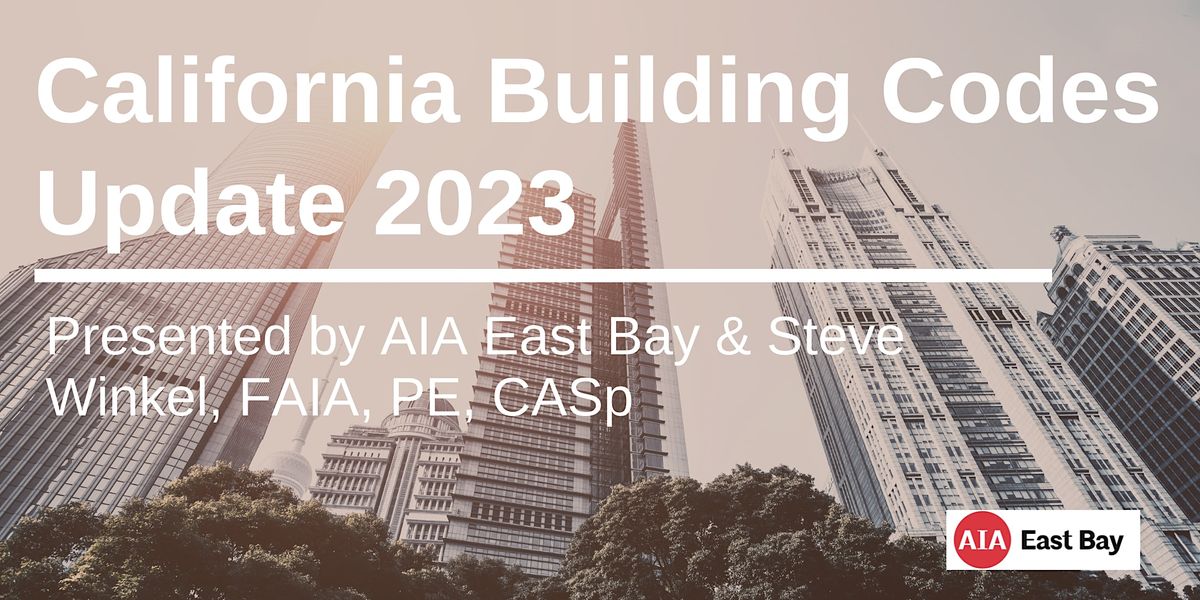 California Building Codes Update 2023