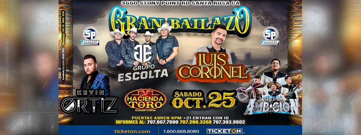 GRUPO ESCOLTA, LUIS CORONEL, KEVIN ORTIZ Y MAS