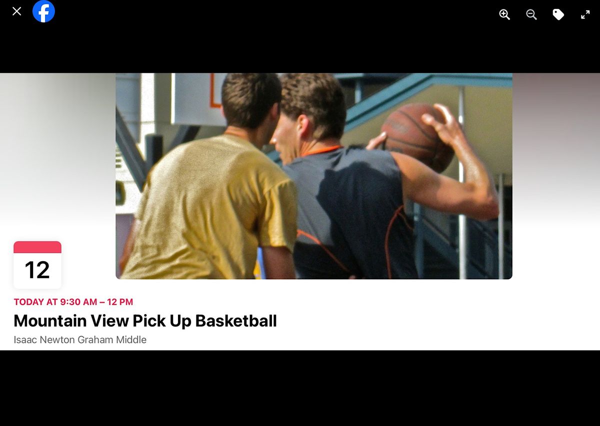 Silicon Valley Pick Up Basketball
