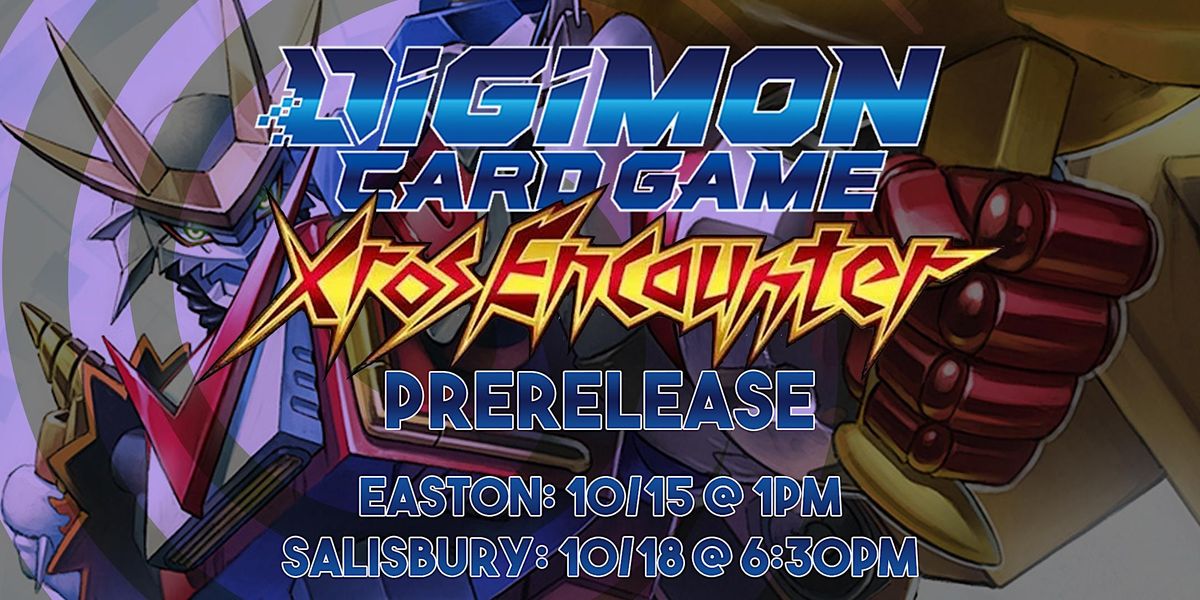 Digimon Xros Encounter [BT10] PreRelease Tournament Salisbury