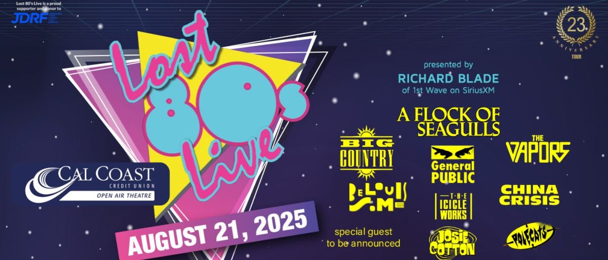 Lost 80's Live: A Flock Of Seagulls Big Country General Public & The Vapors