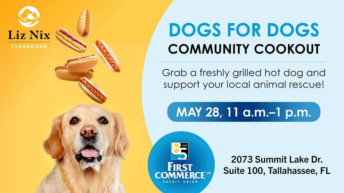 "Dogs for Dogs" Cookout to benefit Hearts to Homes Humane Society