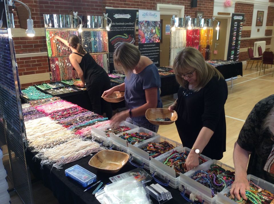 Essex MrBead Bead Fair Great Bromley Village Hall, Copford, EN May