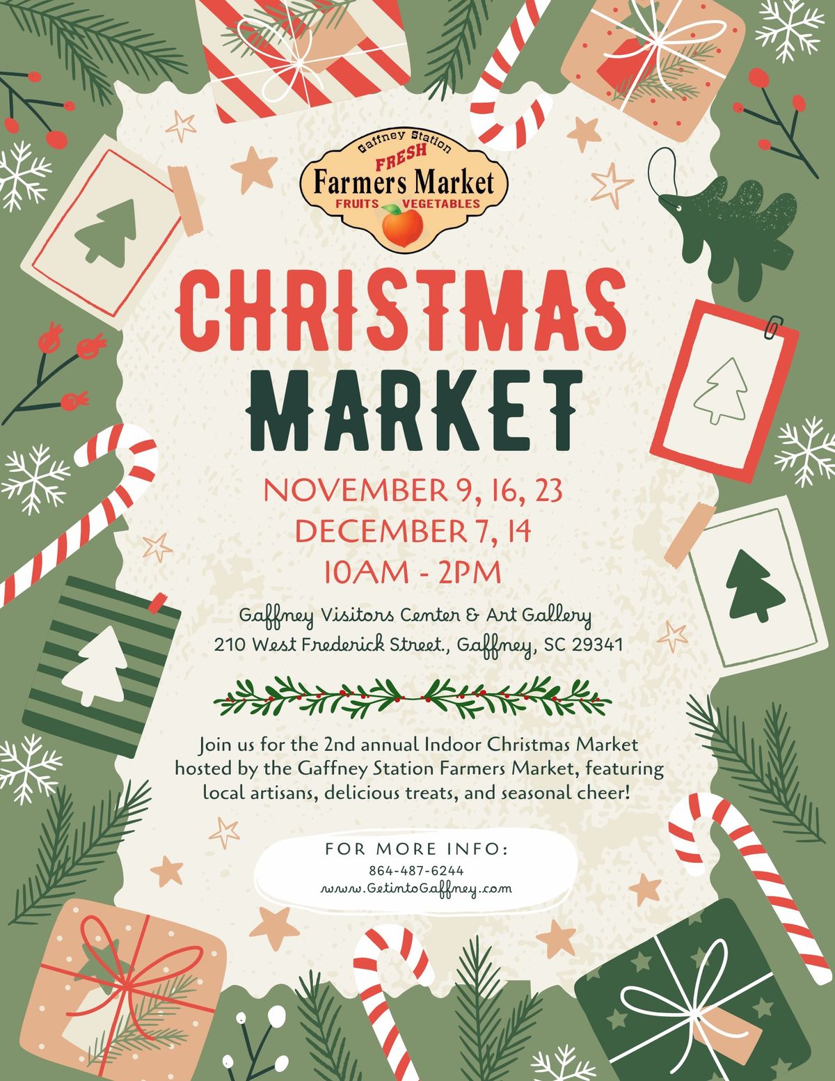 Christmas Market 210 W. Frederick Street, Gaffney, SC, United States