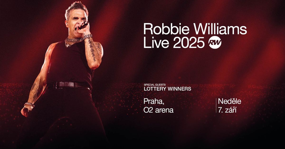 Robbie Williams Live 2025 Praha O2 arena, Prague, PR September 7