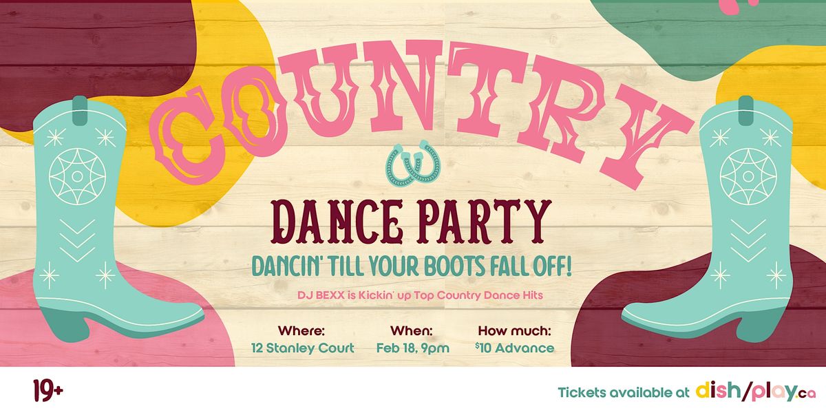 Country Music Dance Party | Dish Play, Whitby, ON | February 18 to ...