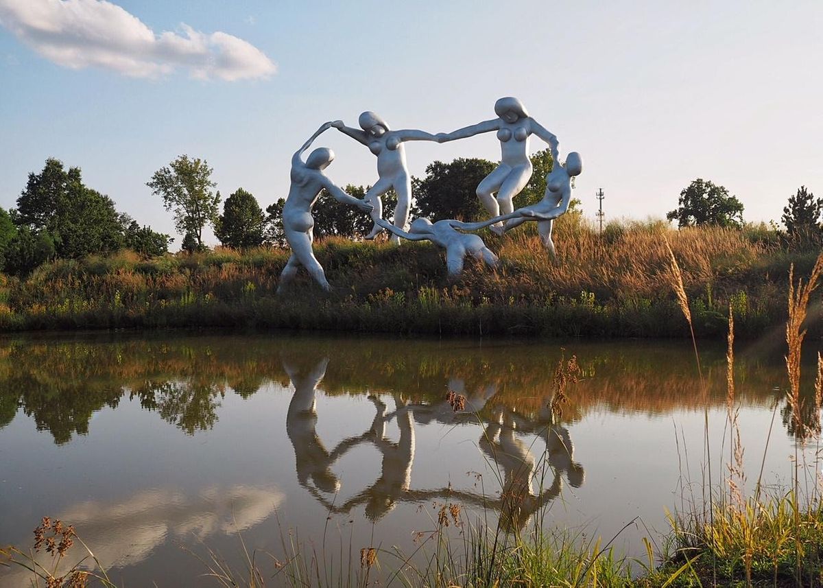 Grounds For Sculpture Walk Princeton Junction Station at West Windsor