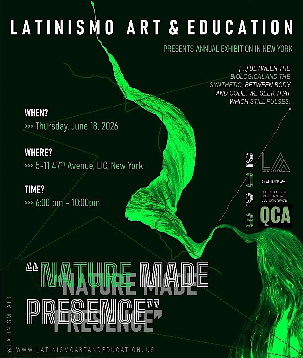 OFFICIAL ART OPENING 2026: Nature Made Presence