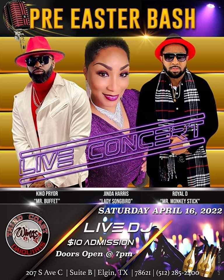 Third Coast Pre Easter Bash Third Coast Wings And Daiquiris Elgin Tx April 16 To April 17 Third Coast Pre Easter Bash Third Coast Wings And Daiquiris Elgin Tx April 16 To April 17