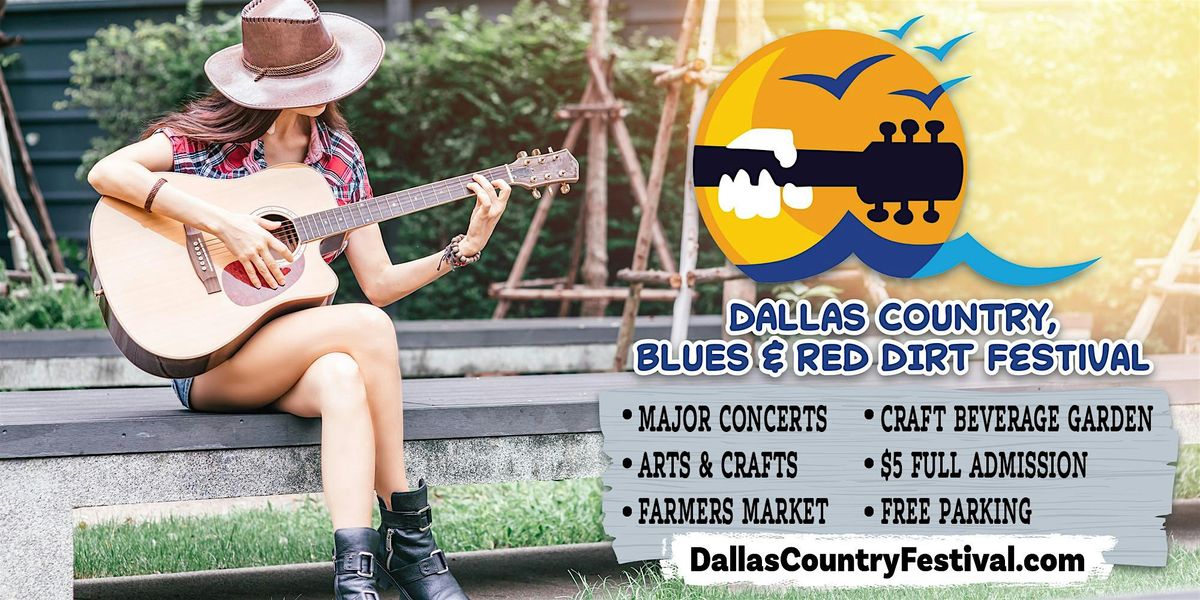 Dallas Country Red Dirt Festival at Irving- Las Colinas: April 25- 26, 2026