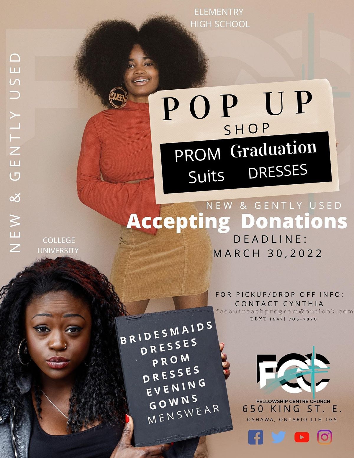 PopUp Shop New & Gently Used Suits & Dresses for Graduation/Prom