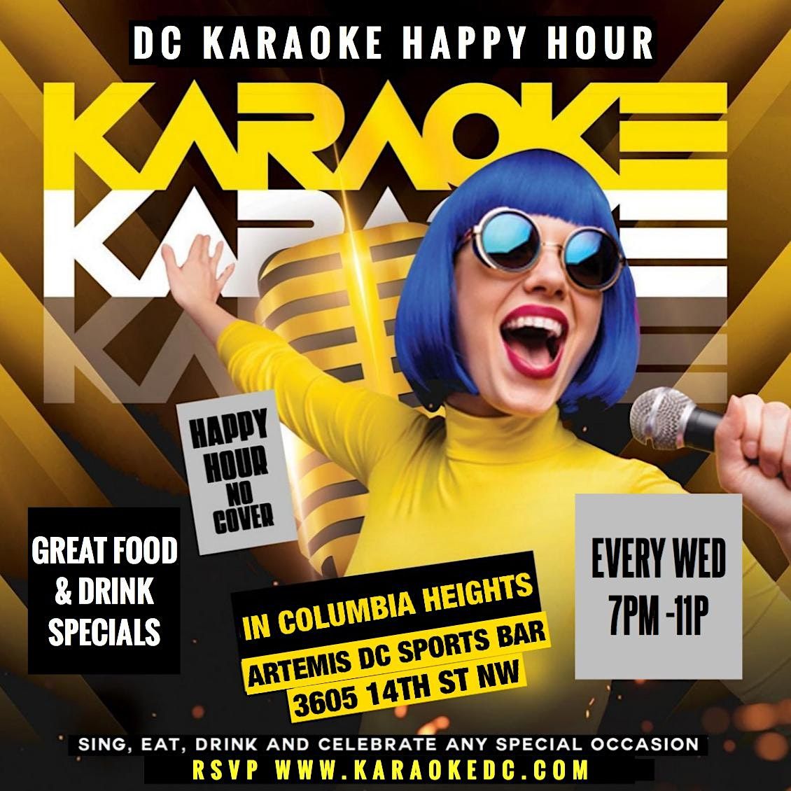 Washington DC Karaoke Artemis DC, Washington, DC January 18, 2023