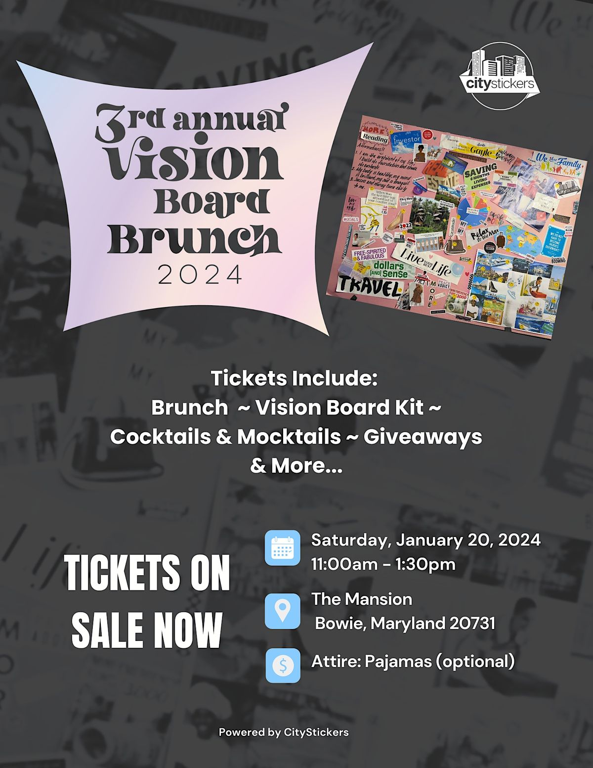 2024 Vision Board Luncheon Small Business Edition Tickets, Sat, Jan 27, 2024  at 11:00 AM