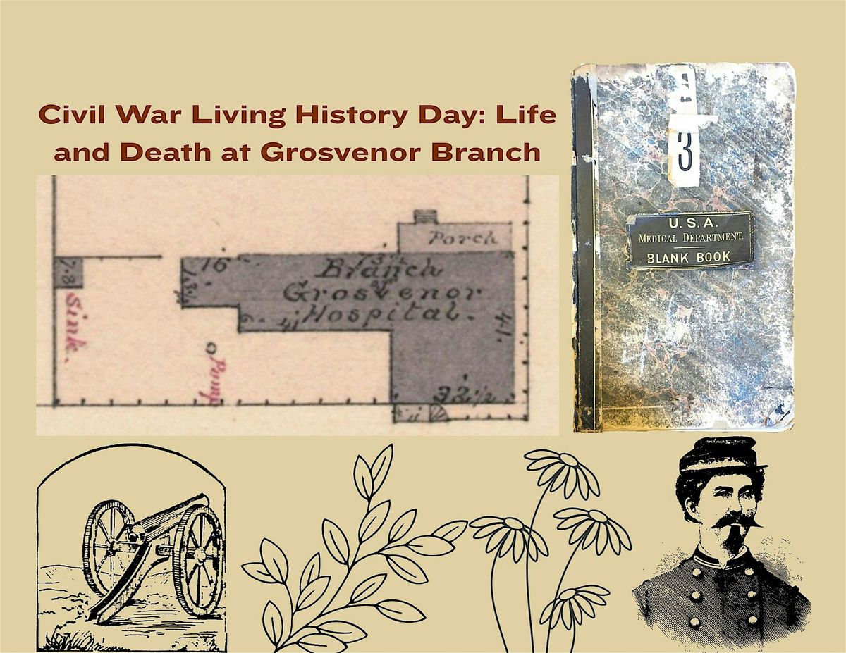 Civil War Living History Day: Life and Death at Grosvenor Branch Hospital
