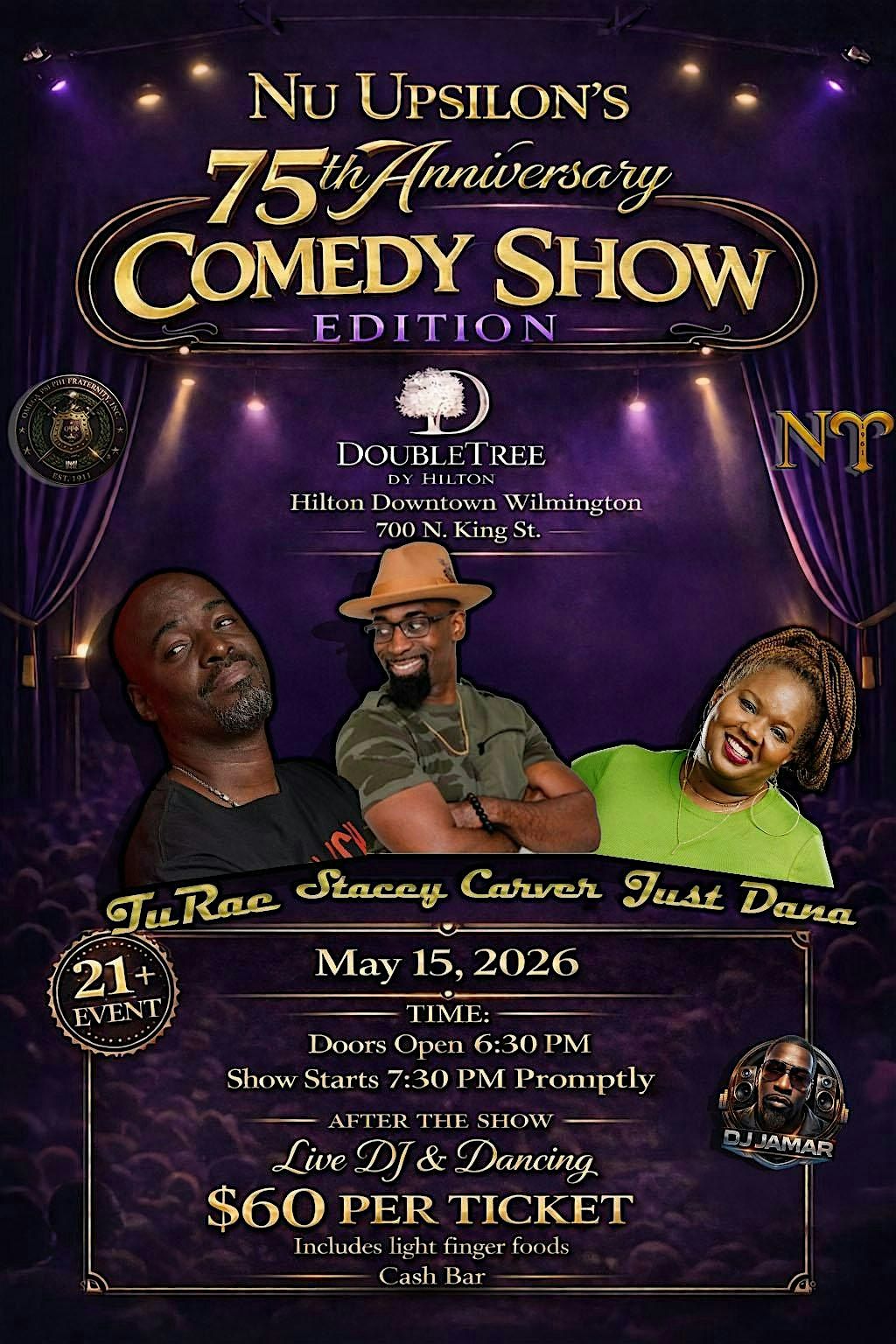 75th Anniversary Nu Upsilon Comedy Show