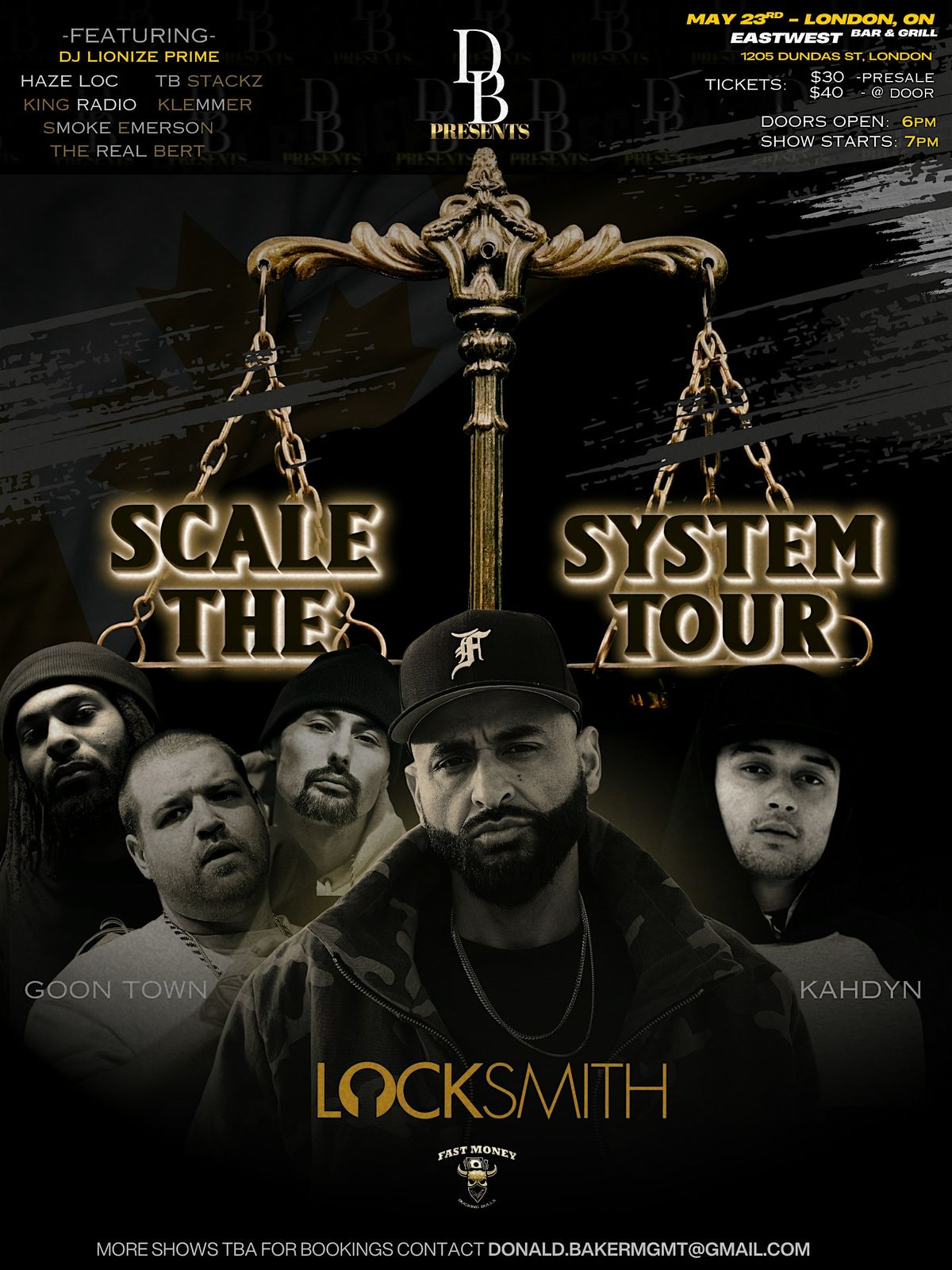 D.B Presents Scale The System Tour with Locksmith & GoonTown & Kahdyn