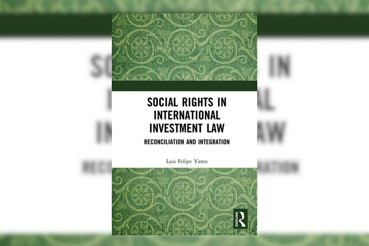 Global Justice Academy Human Rights Day Book Launch - Luis Yanes