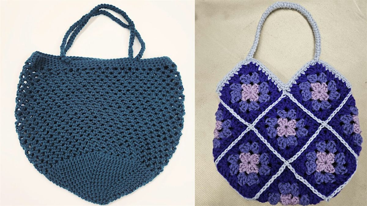 Crochet Market Bag - Market City