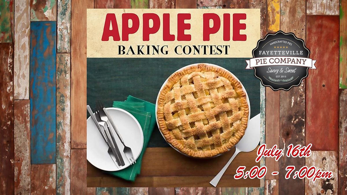 Apple Pie Tasting Fay Pie Co Great Apple Pie Bake Off Fayetteville Pie Company July 16, 2022