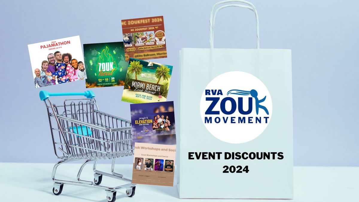 RVAZM Promo Code for Zouk Events 2024