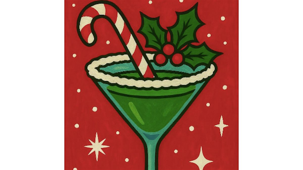 Paint & Sip: Candy Cane Cheers