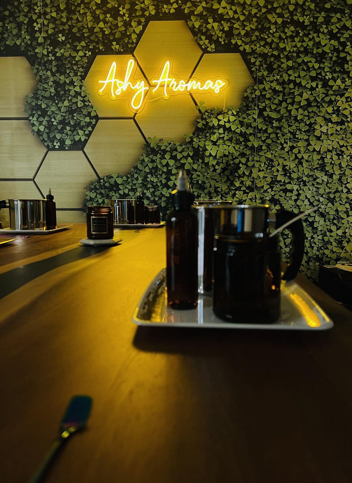 Ashy Aromas Candle Bar Downtown San Jose August 24, 2022