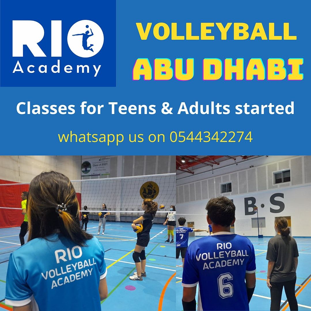 Volleyball Training for Kids & Teens Abu Dhabi Saadiyat Marina District, Abu Dhabi, AZ July
