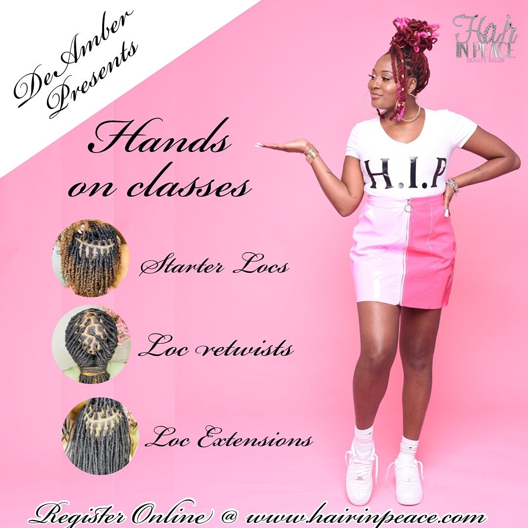 Loc Classes Starter Loc & Retwist Class at Hair In Peace Beauty Salon, Atlanta on ...