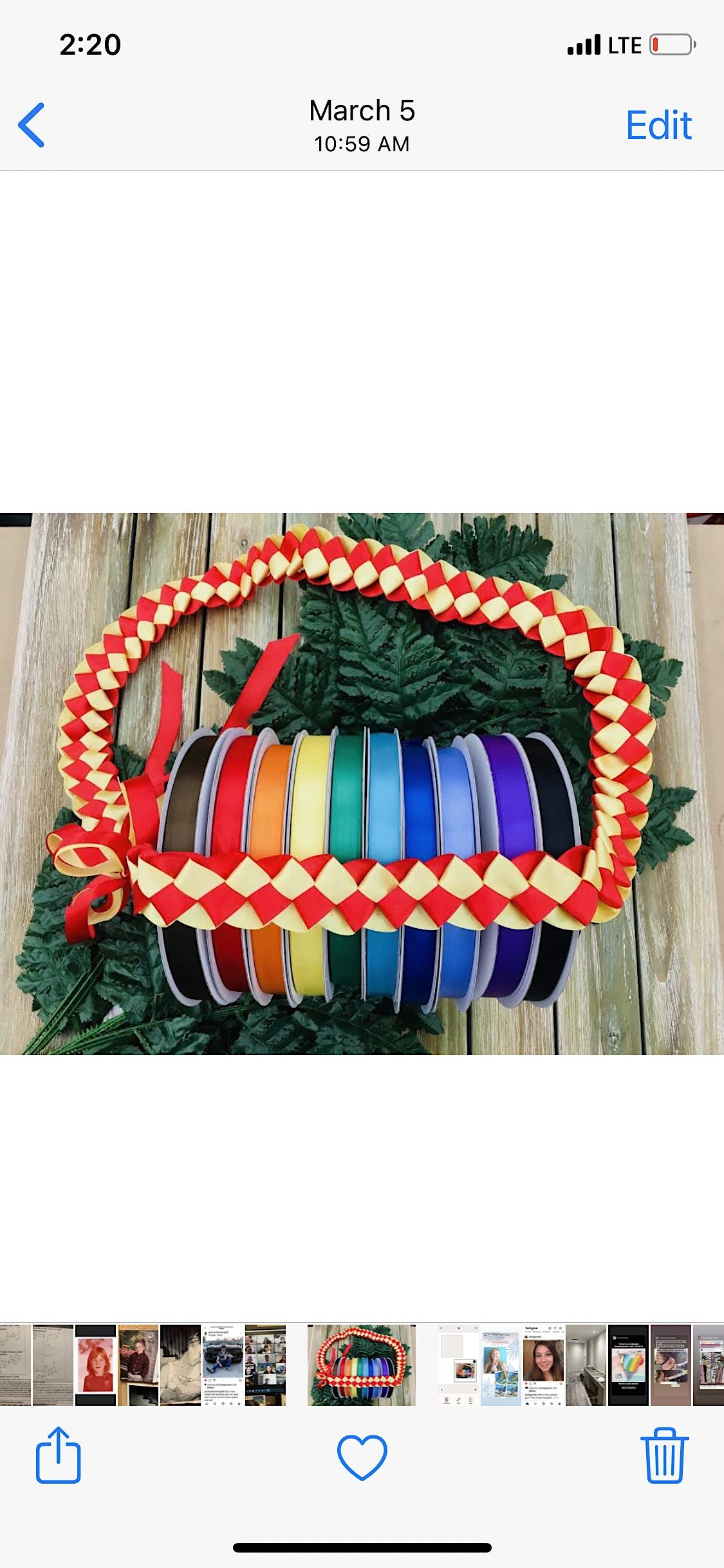 Beginner Ribbon Lei (two-color) - Enchanted Lake | HouseMart Ben ...