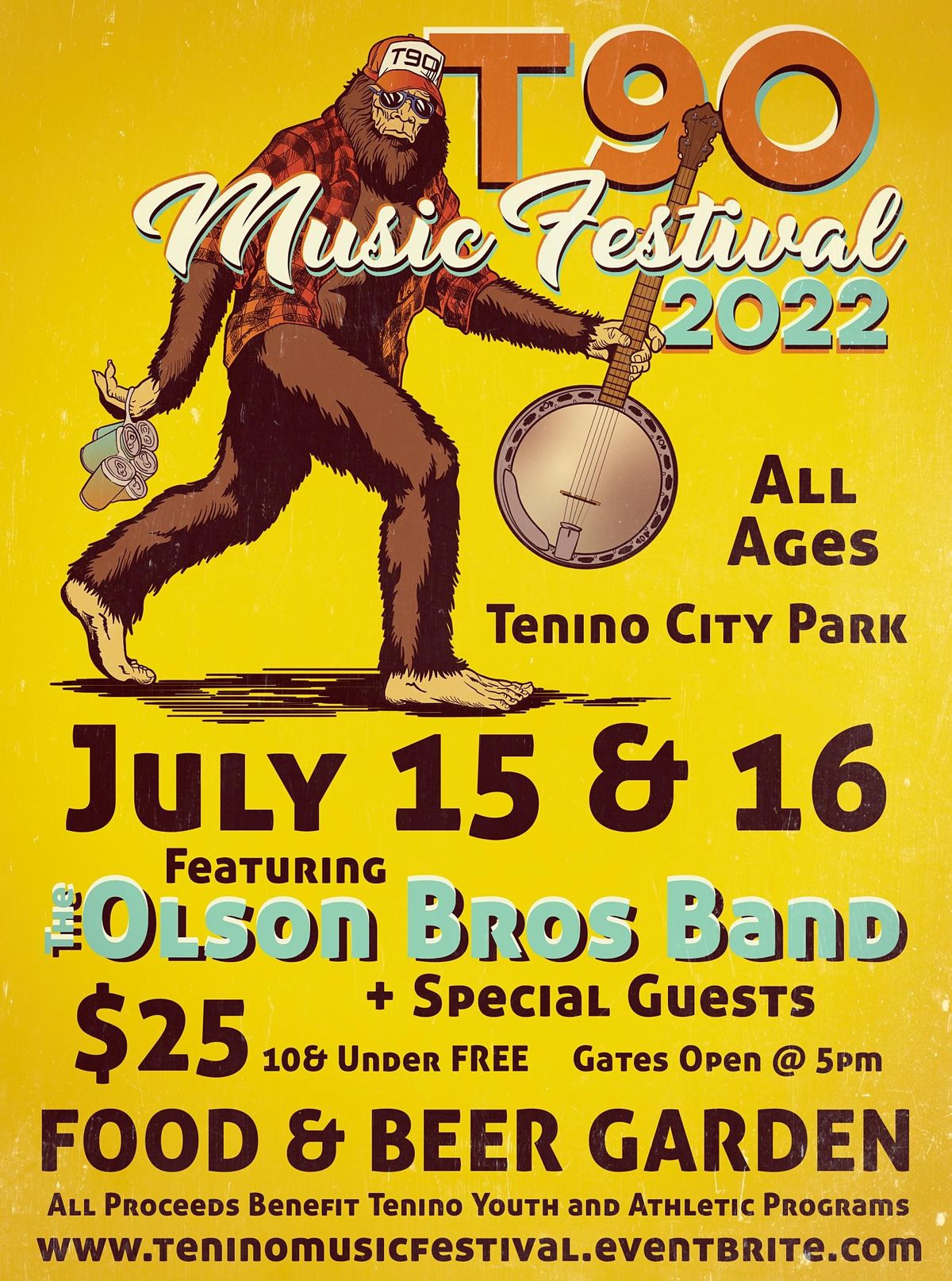 Tenino Music Festival 2022 Tenino City Park July 15 to July 16