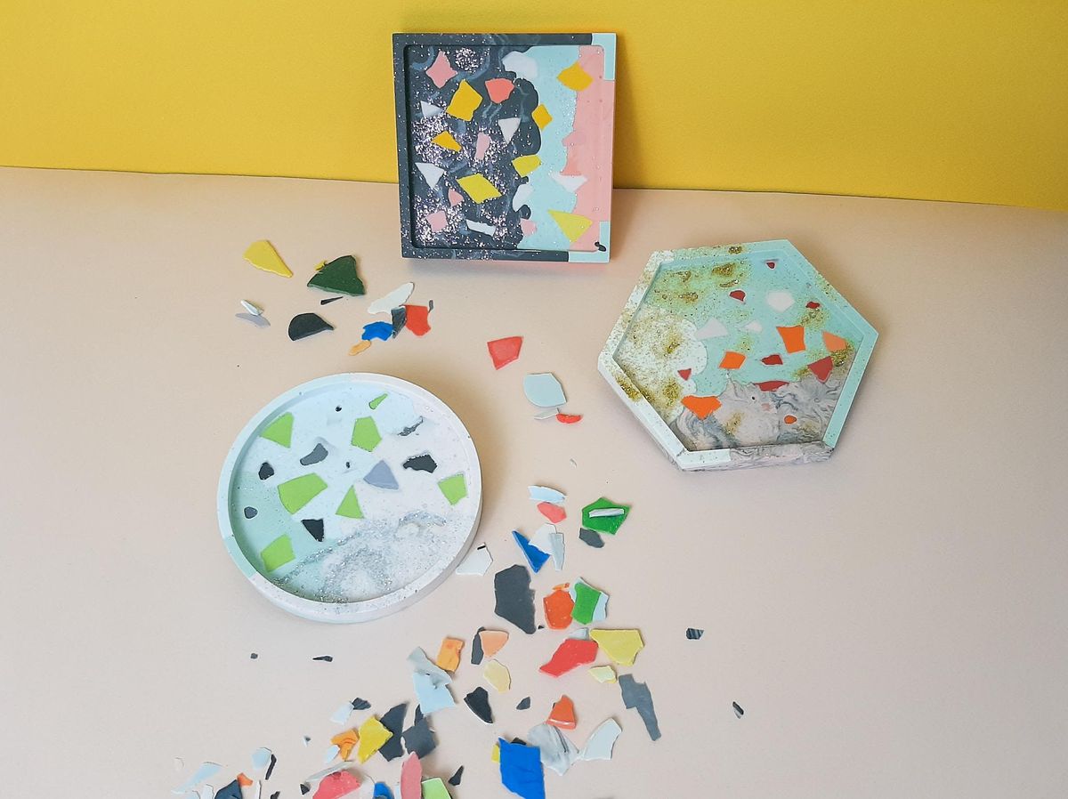 Kids Terrazzo Mini Tray (age 58 ) We Make