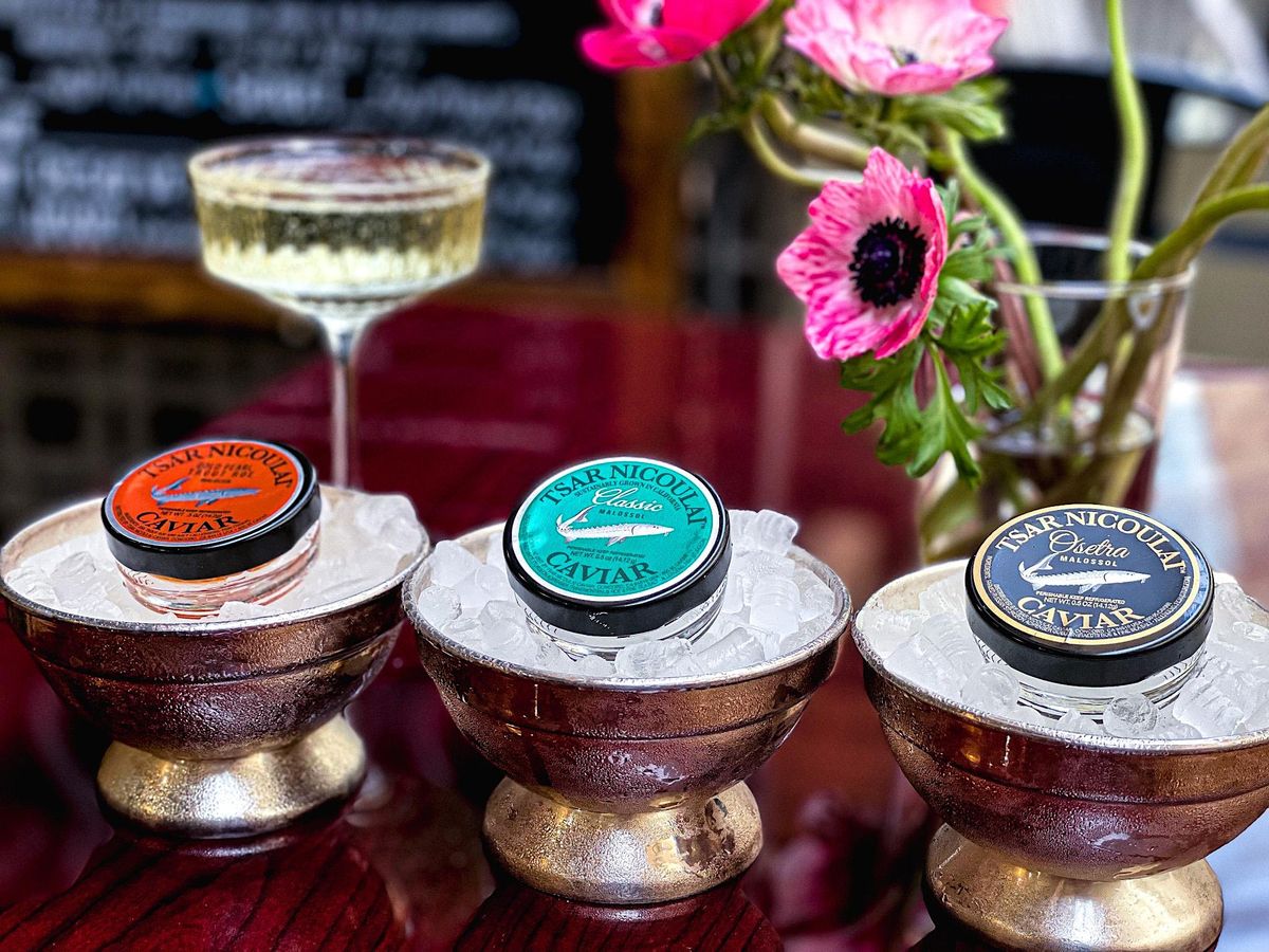 Tsar Nicoulai Caviar Tasting