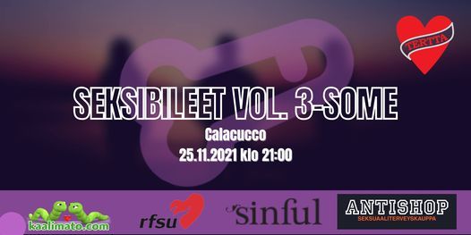 Seksibileet vol. 3-some | Calacucco, Kuopio, IS | November 25 to November 26