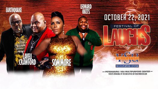 Festival Of Laughs Vsu Multi Purpose Center Petersburg Va October 22 2021 Festival Of Laughs 2022 Norfolk Va