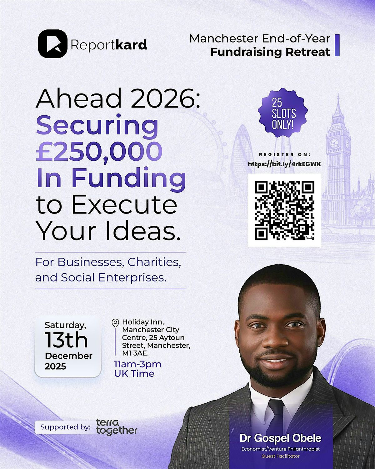 Ahead 2026: Securing \u00a3250,000 in Funding to Execute Your Ideas.