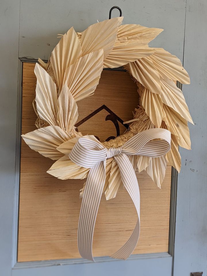 Palm Leaf Wreath | Common Dwellings, Bentonville, AR | July 23, 2022