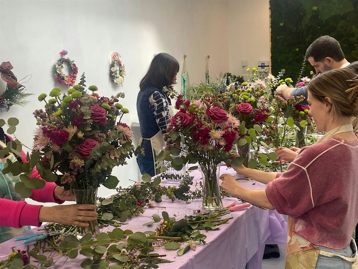Winter Floral Blooms: DIY Flower Arrangement Class