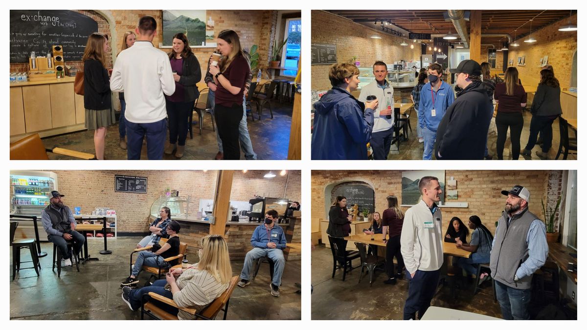 Young Adults Community Meetup Exchange Coffee Co., Simpsonville, SC