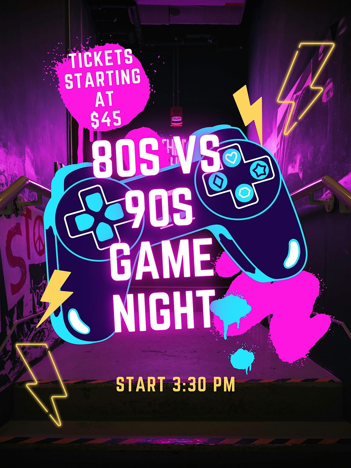 80s vs 90s Game Night