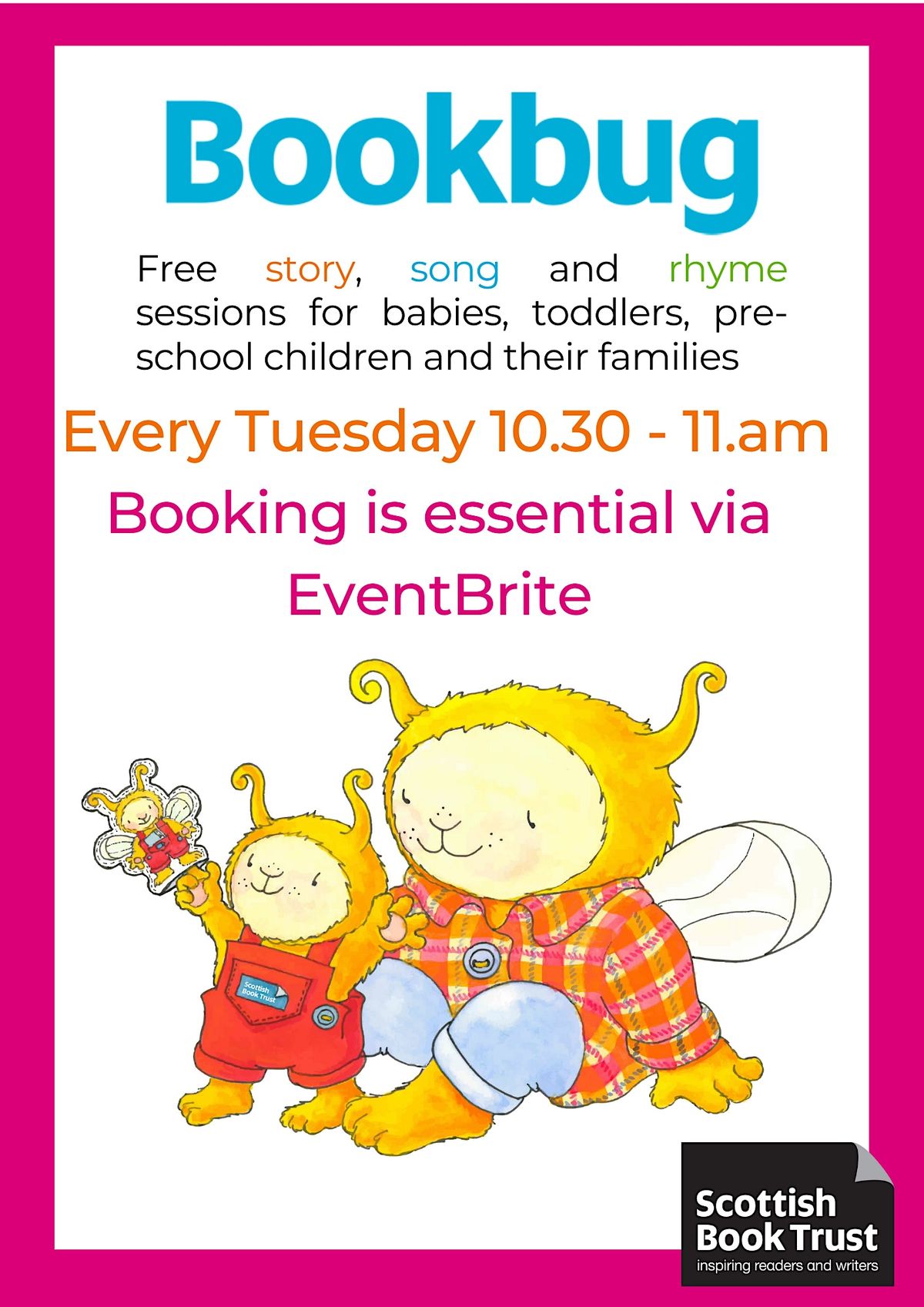 Bookbug  at Blackhall Library