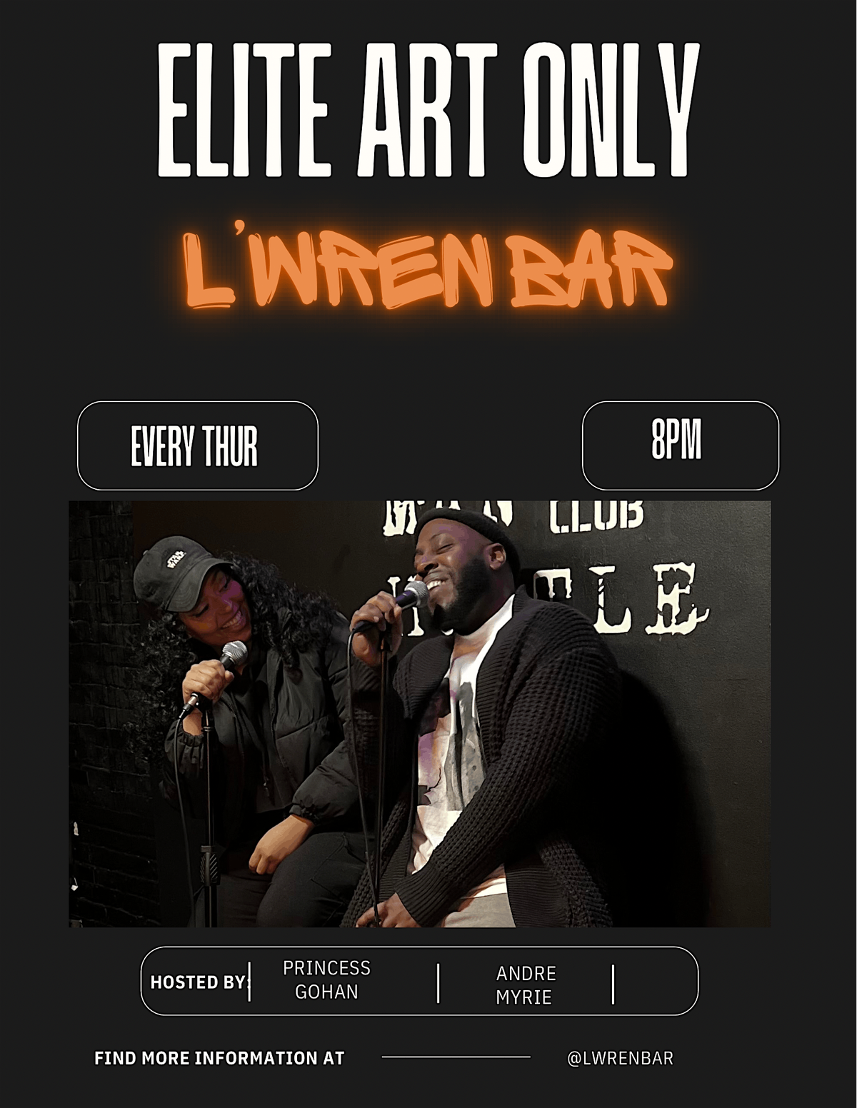 Elite Art Only at L\u2019wren Bar
