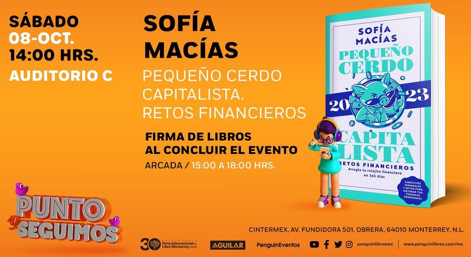 Presentación: Pequeño cerdo capitalista. Retos financieros 2023 | FIL