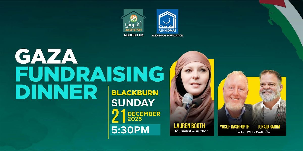 Gaza Fundraising Dinner, Blackburn